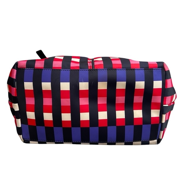 Kate Spade New York Multicolor Top Zip Geometric Nylon Lightweight Tote Bag - Picture 5 of 10